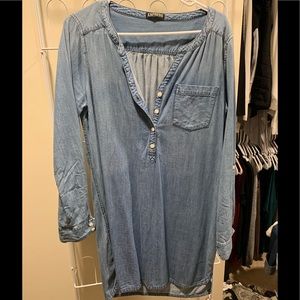 Faux denim dress size medium from Express.
